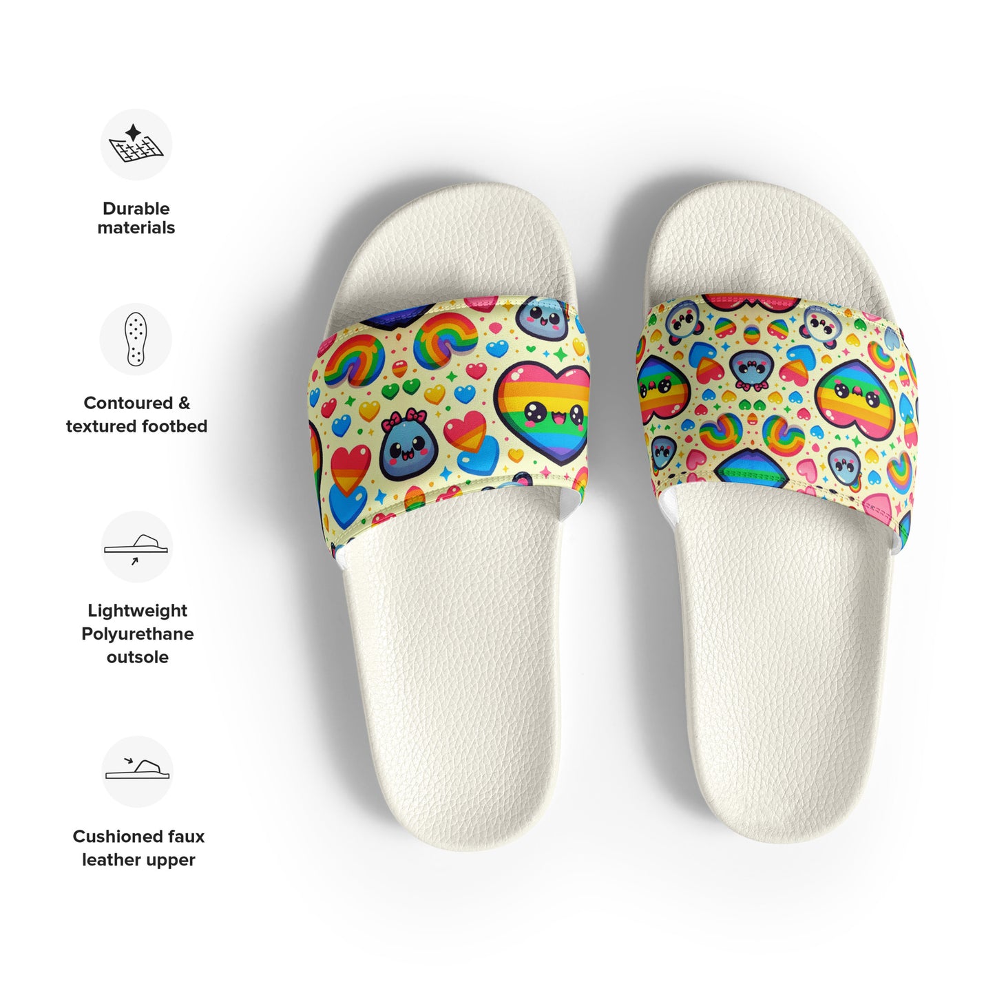 Rainbow Candyland Women's slides